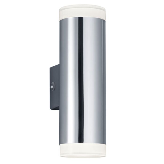 Chromen wandlamp modern, Spjald, 4W, 3000K LED, IP44