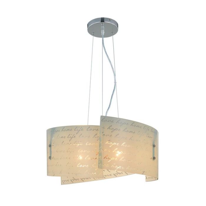 Moderne hanglamp Anna, Wit