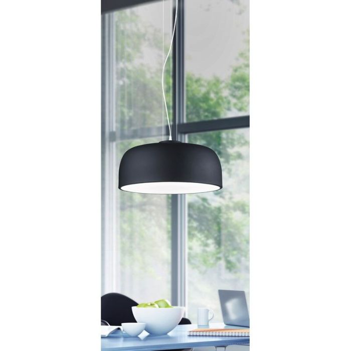 Zwarte hanglamp modern, Alnon