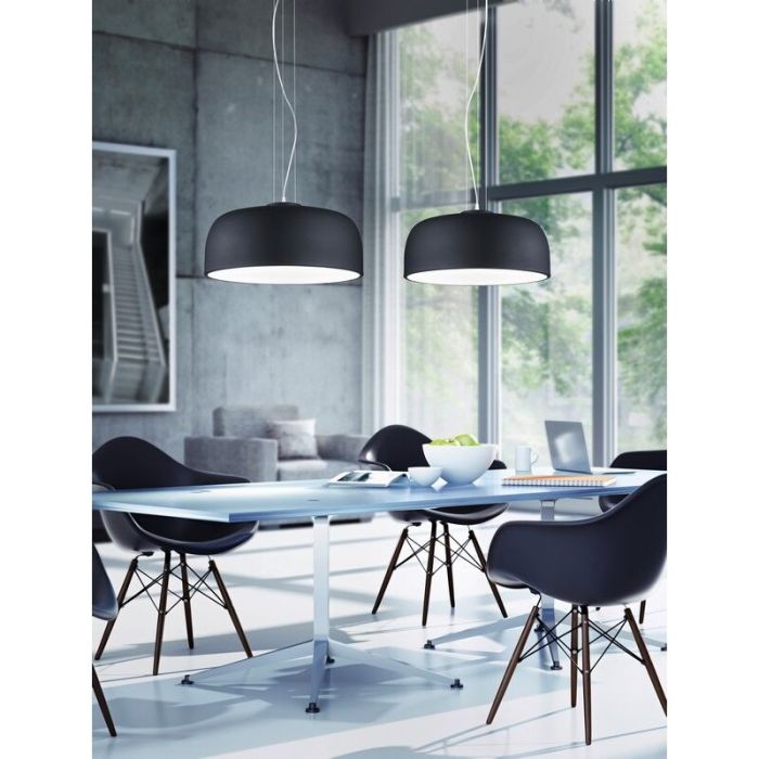 Zwarte hanglamp modern, Alnon