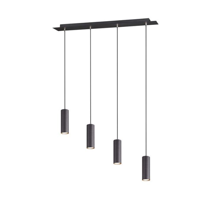 Zwarte hanglamp modern, Kaso