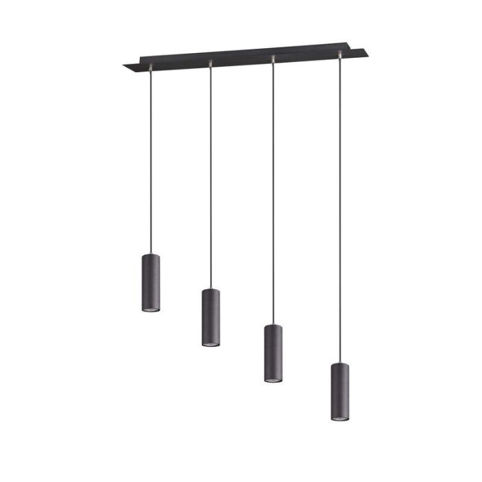 Zwarte hanglamp modern, Kaso