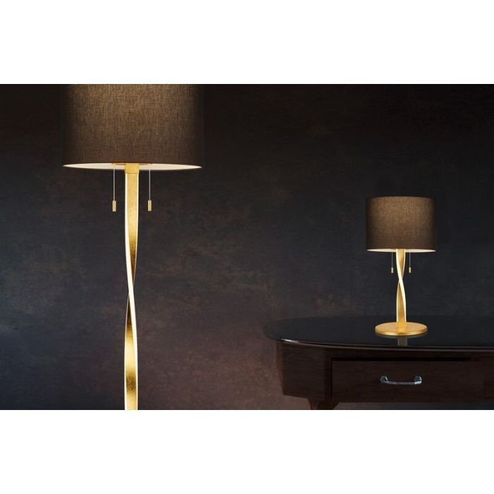 Gouden tafellamp modern, Ramten, 3W, 3000K LED, met trekschakelaar