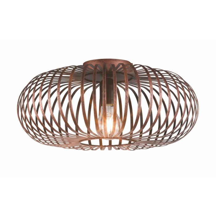 Koperen plafonnière modern, Avni