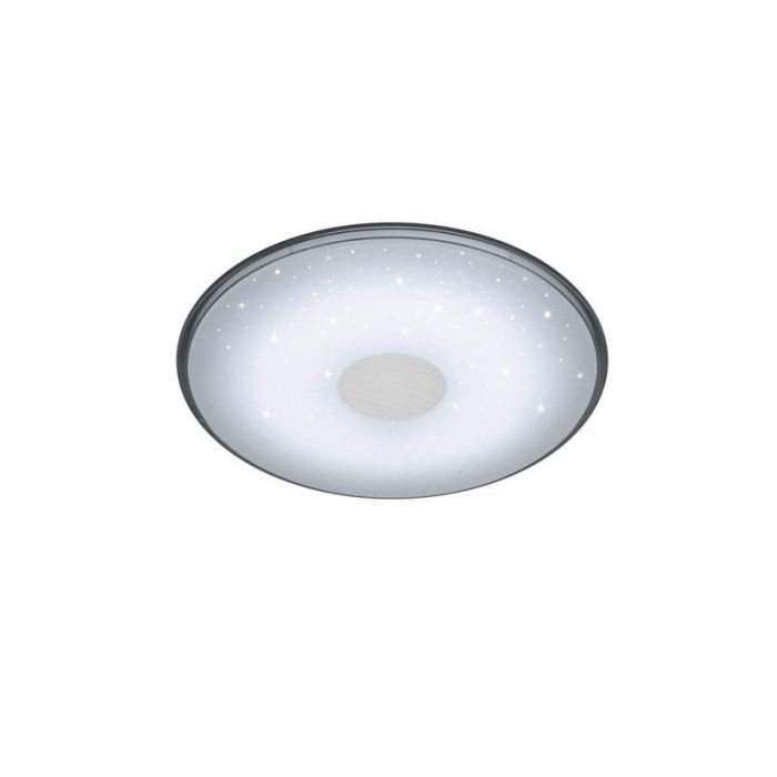 Witte plafonnière modern, Levain, 30W, warm tot koud wit verstelbare LED, met afstandsbediening