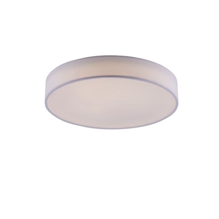 Witte plafonnière modern, Gording, 36W, RGBW LED, met afstandsbediening