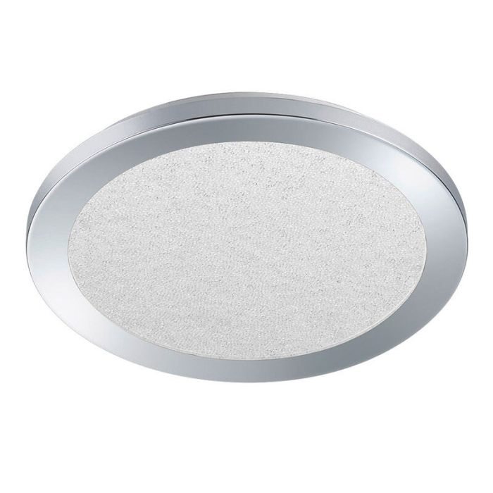 Chromen plafonnière modern, Marie, 15W, 3000K LED, IP44