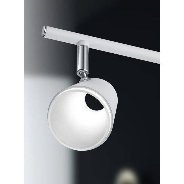 Witte plafondspot glas, Laysha, 6W, 3000K LED