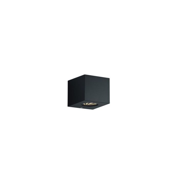 Zwarte buitenlamp design, Sandby, 2W, 3000K LED, IP44