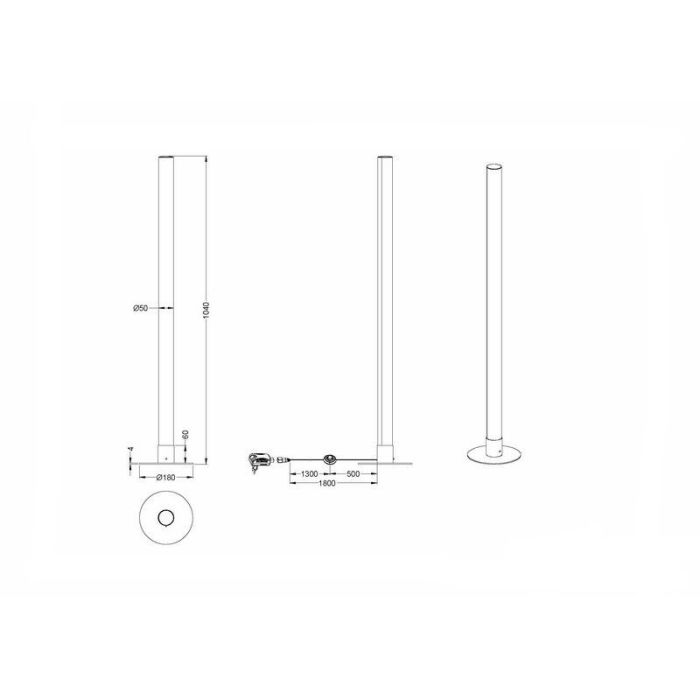 Chromen vloerlamp modern, Vacio, 10W, 3000K LED, met afstandsbediening