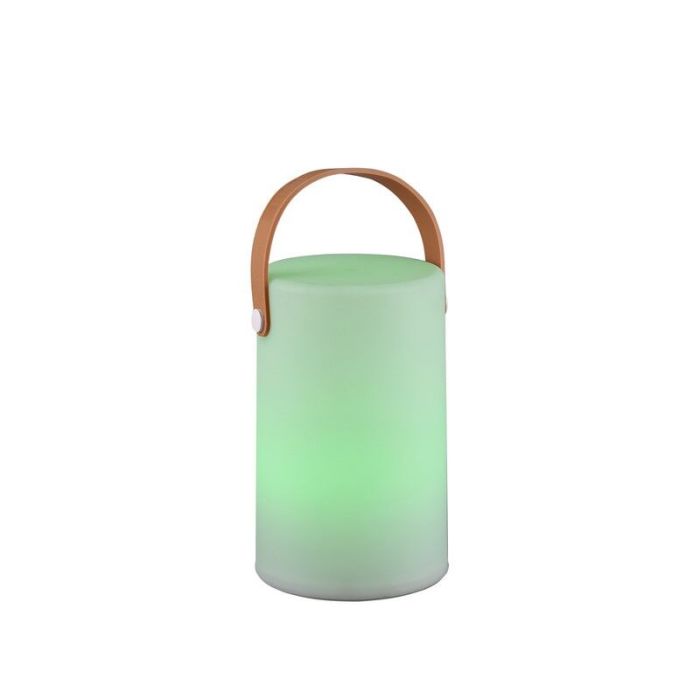 Witte buiten tafellamp modern, Marso, 1W, 3000K LED, IP44, met schakelaar