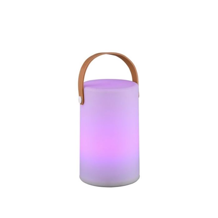 Witte buiten tafellamp modern, Marso, 1W, 3000K LED, IP44, met schakelaar