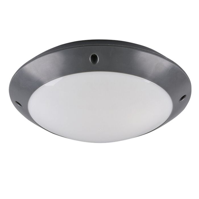 Antraciet plafondlamp Gandrup, Modern
