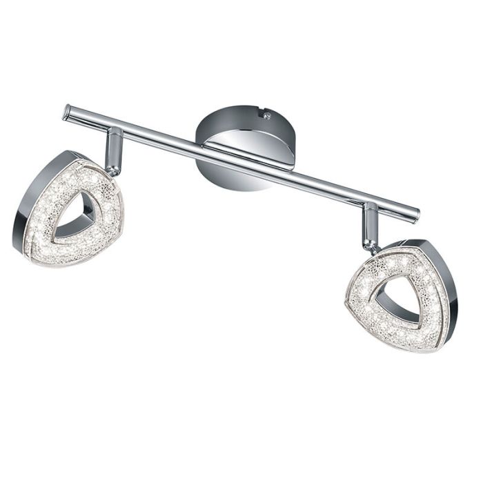 Chromen wandlamp modern, Vayannah, 4,5W, 3000K LED