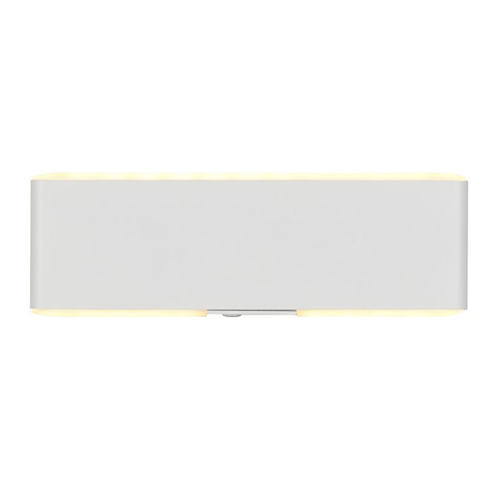 Witte up down wandlamp modern, Zwier, 2W, warm tot koud wit verstelbare LED, met schakelaar