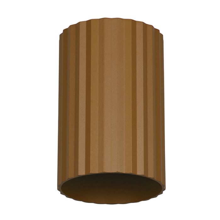 Bruine up down wandlamp modern, Ulbe