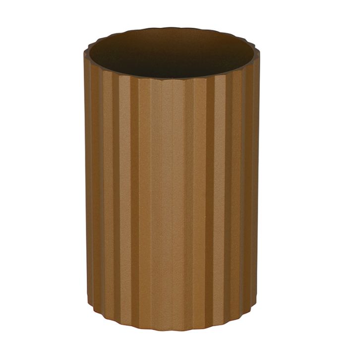 Bruine up down wandlamp modern, Ulbe