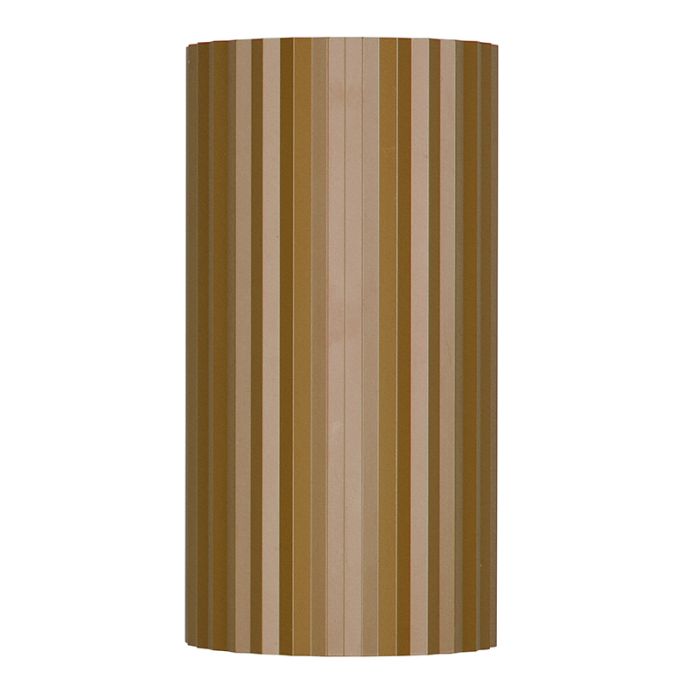 Bruine up down wandlamp modern, Sieb