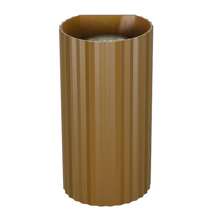 Bruine up down wandlamp modern, Sieb