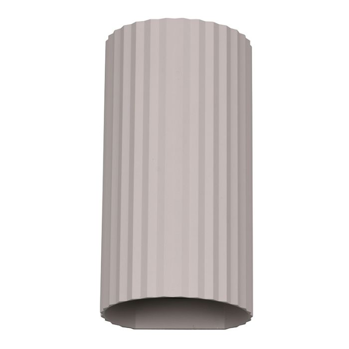 Grijze up down wandlamp modern, Sieb