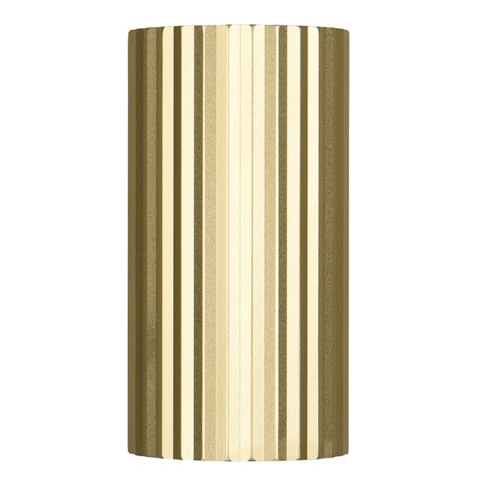 Gouden up down wandlamp modern, Sieb