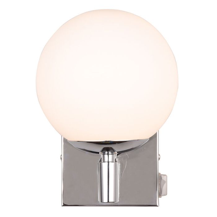Chromen badkamer wandlamp modern, Eray, IP44