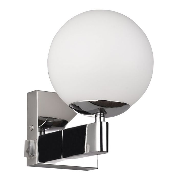 Chromen badkamer wandlamp modern, Eray, IP44