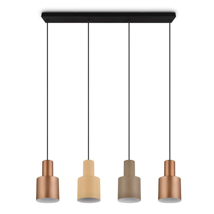 Taupe hanglamp modern, Amila