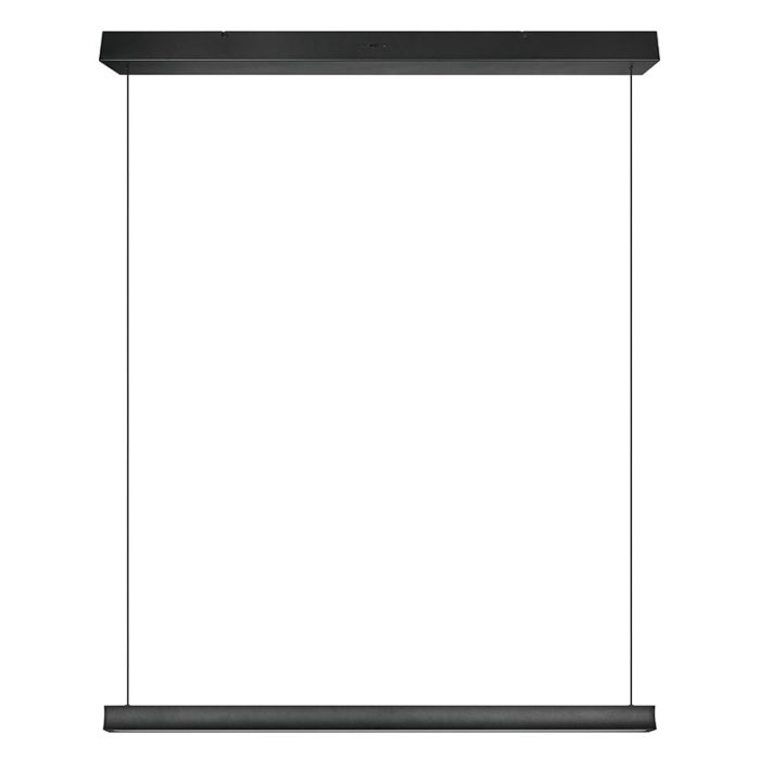 Zwarte hanglamp modern, Wishal, 29W, white switch LED, 3-staps dimbaar