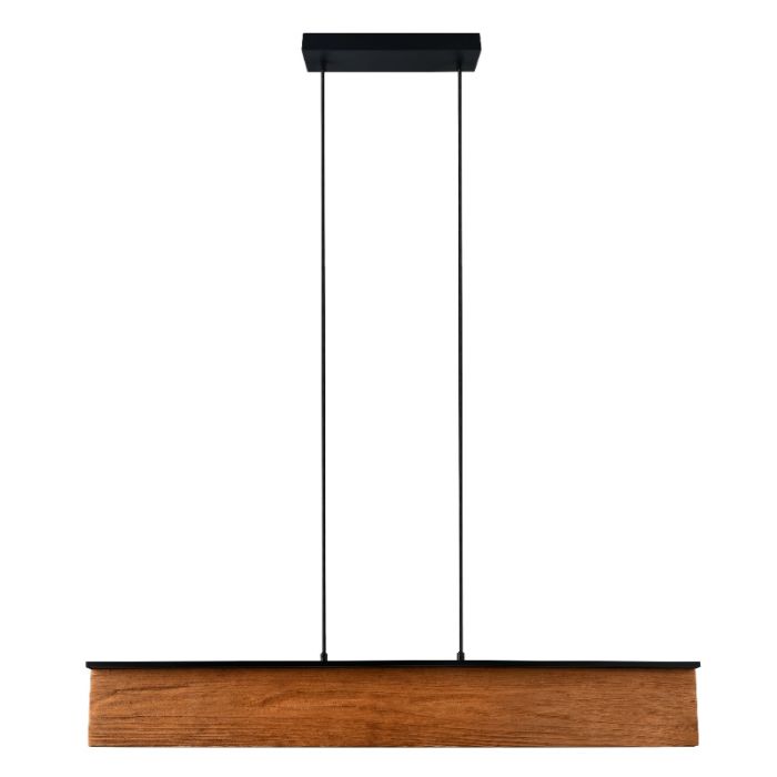 Design hanglamp hout, Tanneke, 39W, 3000K LED, 3-staps dimbaar