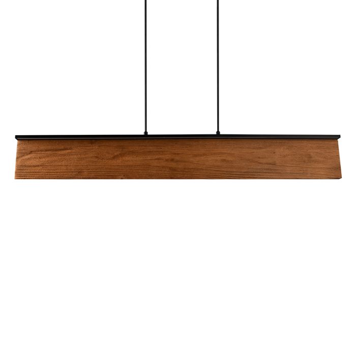 Design hanglamp hout, Tanneke, 39W, 3000K LED, 3-staps dimbaar