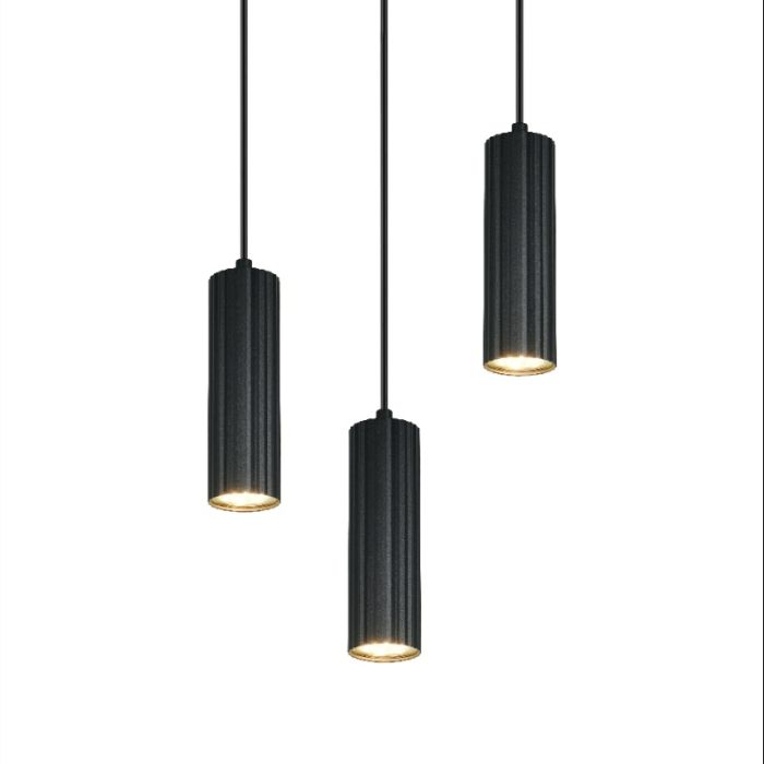 Zwarte hanglamp modern, Sieb
