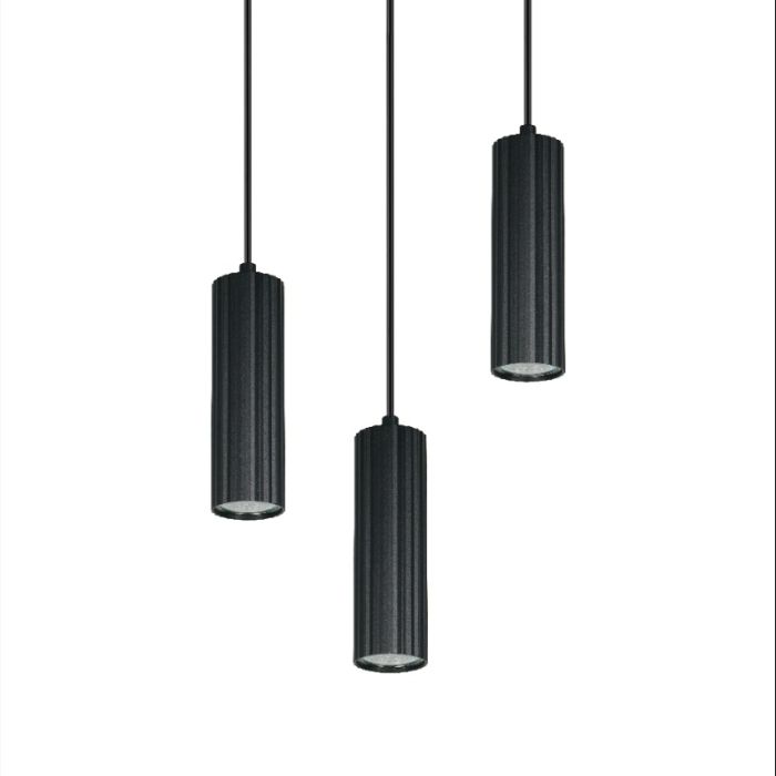 Zwarte hanglamp modern, Sieb