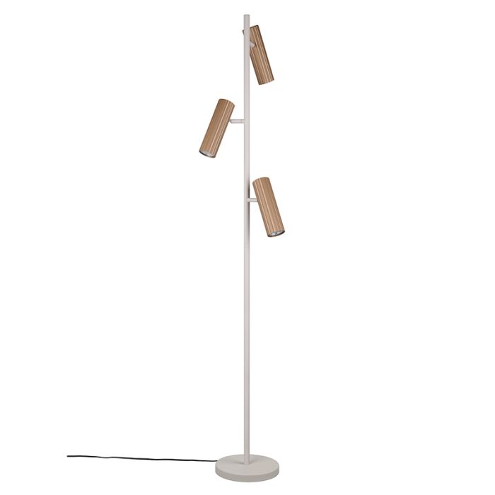 Bruine vloerlamp modern, Sieb, met schakelaar