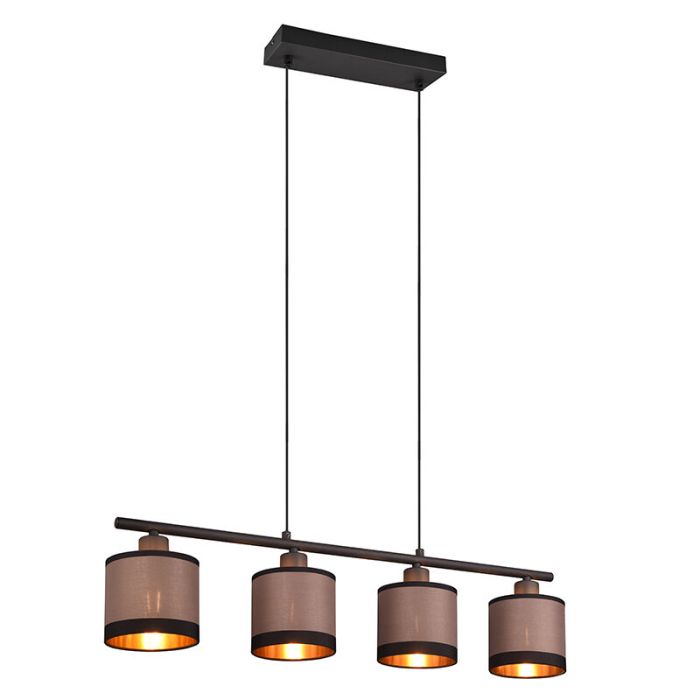 Taupe hanglamp modern, Denley