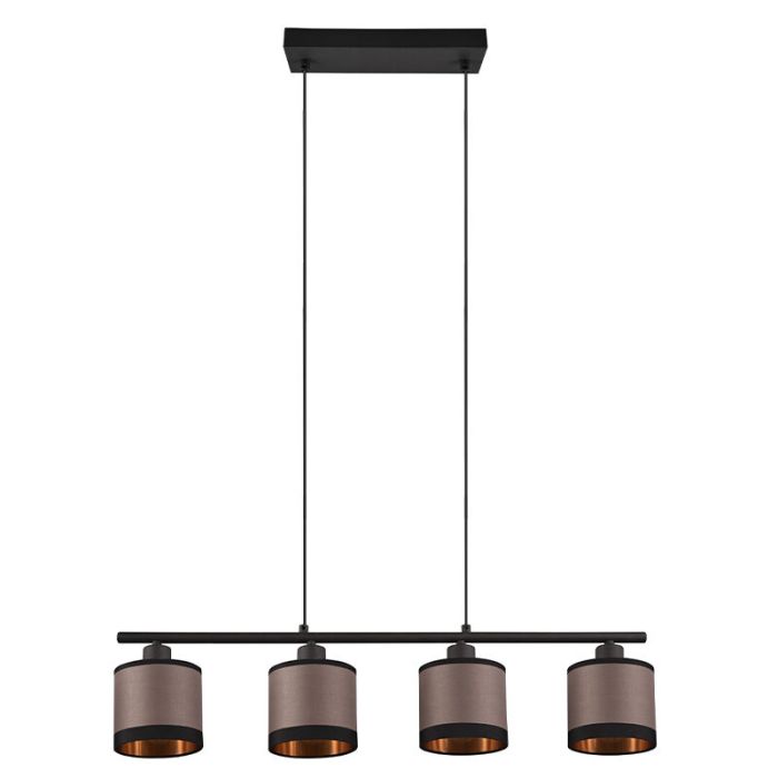 Taupe hanglamp modern, Denley