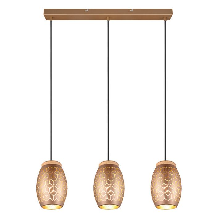Taupe hanglamp modern, Delana