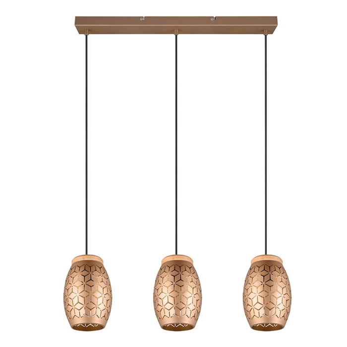 Taupe hanglamp modern, Delana
