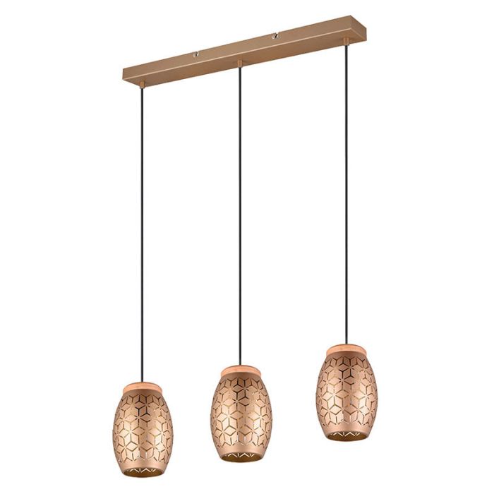 Taupe hanglamp modern, Delana