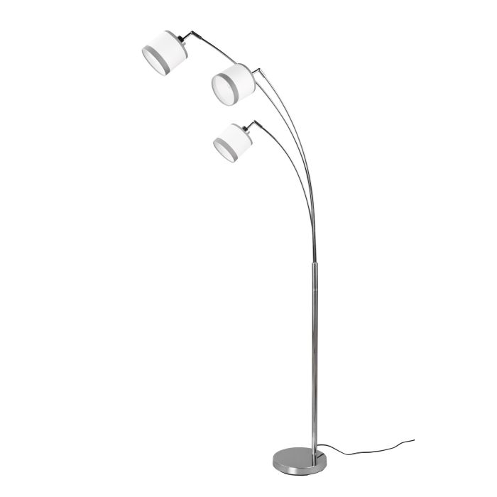 Witte booglamp modern, Denley, met schakelaar