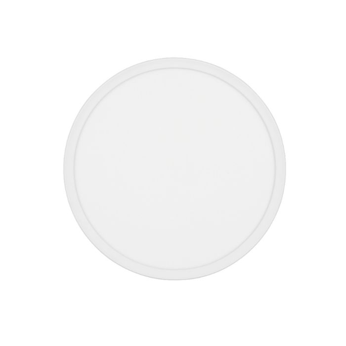 Witte plafonnière modern, Jeltje, 18W, warm tot koud wit verstelbare LED, met afstandsbediening