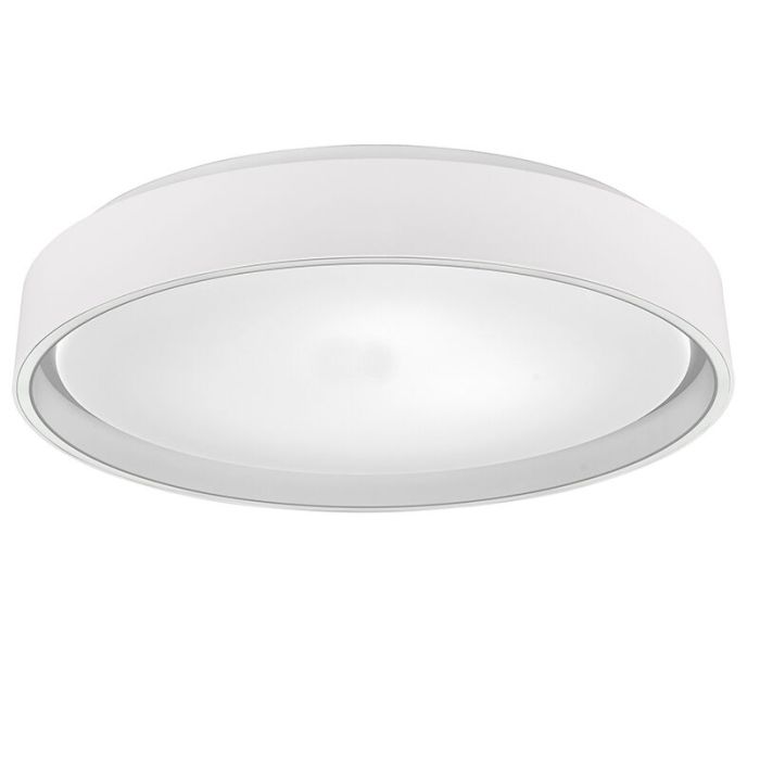 Witte plafonnière kunststof, Deon, 24W, warm tot koud wit verstelbare LED