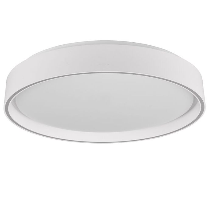 Witte plafonnière kunststof, Deon, 24W, warm tot koud wit verstelbare LED