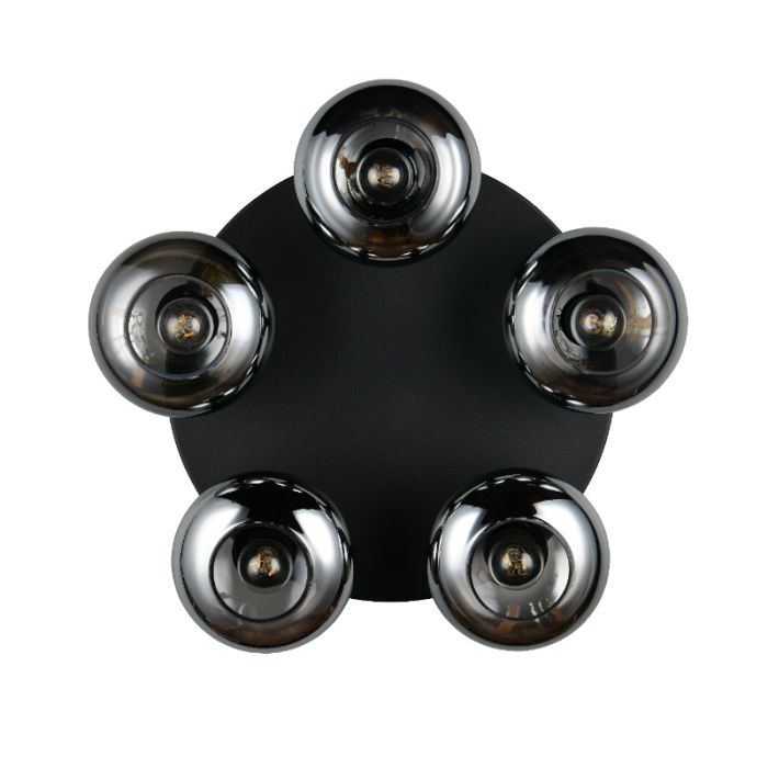 Zwarte plafondlamp design, Veere