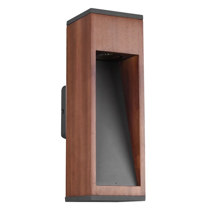Moderne buiten wandlamp Tiziana, bruin