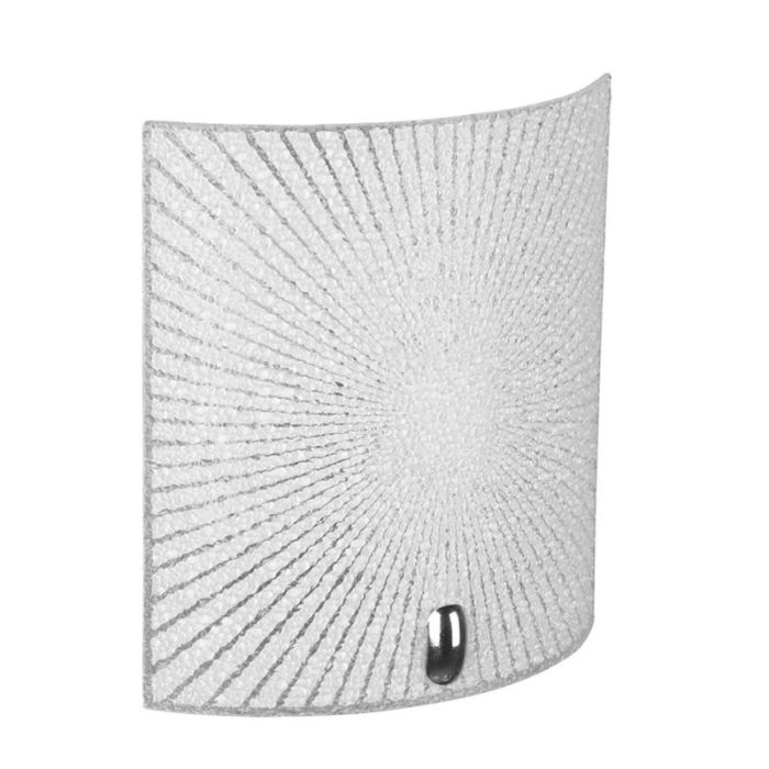Chromen wandlamp Quinten, metaal