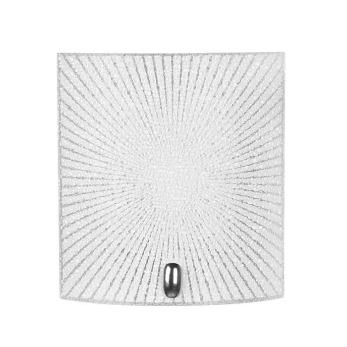 Chromen wandlamp Quinten, metaal