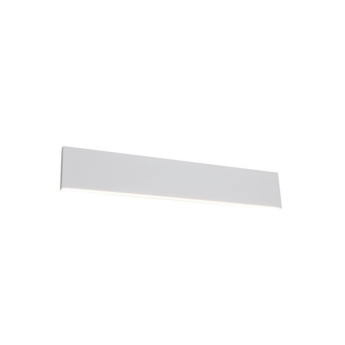 Witte up down wandlamp Coscon, metaal, modern, 9 watt
