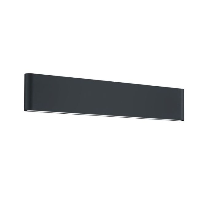 Antraciete buitenlamp modern, Bridlington, 8W, 3000K LED, IP54