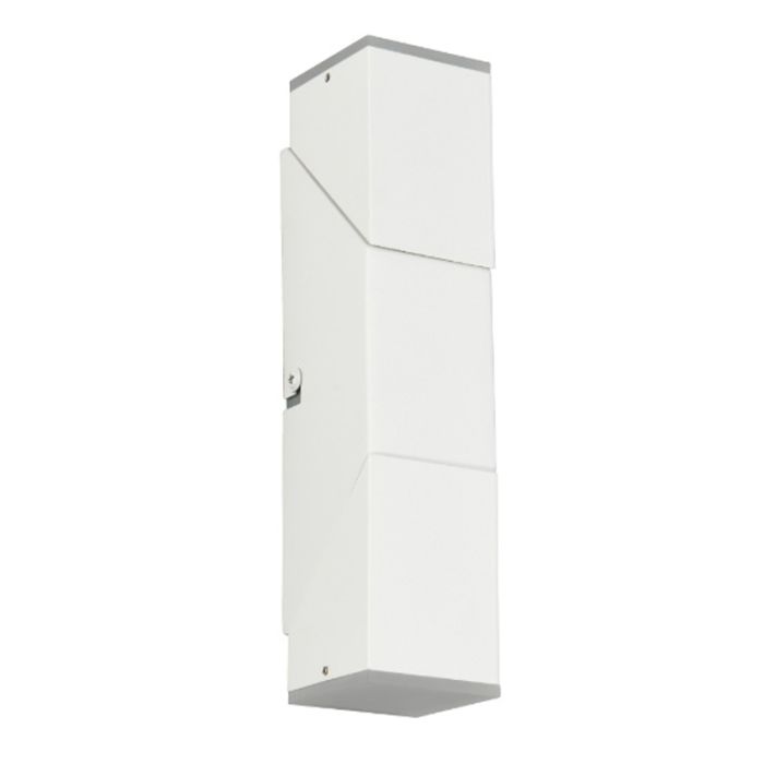 Witte up down wandlamp modern, Lok, 3W, 3000K LED